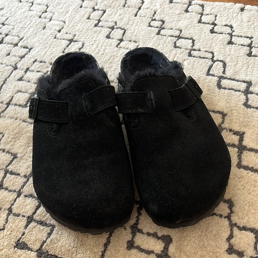Black Birkenstock Boston Clog